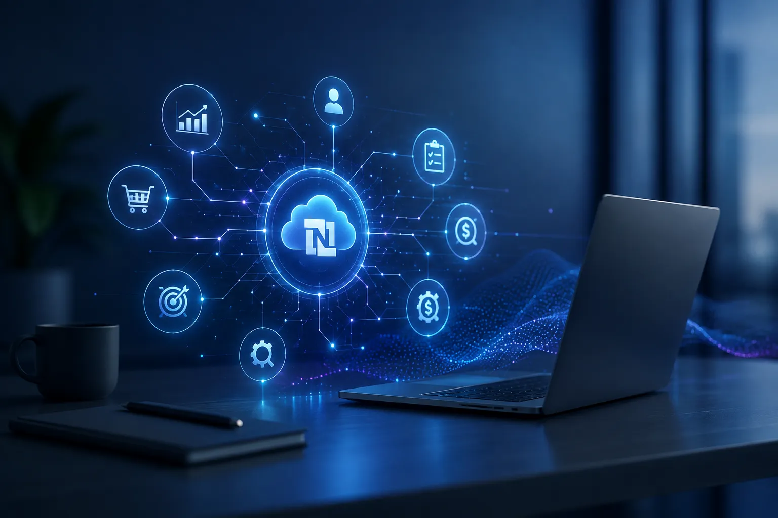 NetSuite as a cloud platform connecting finance, sales and operations