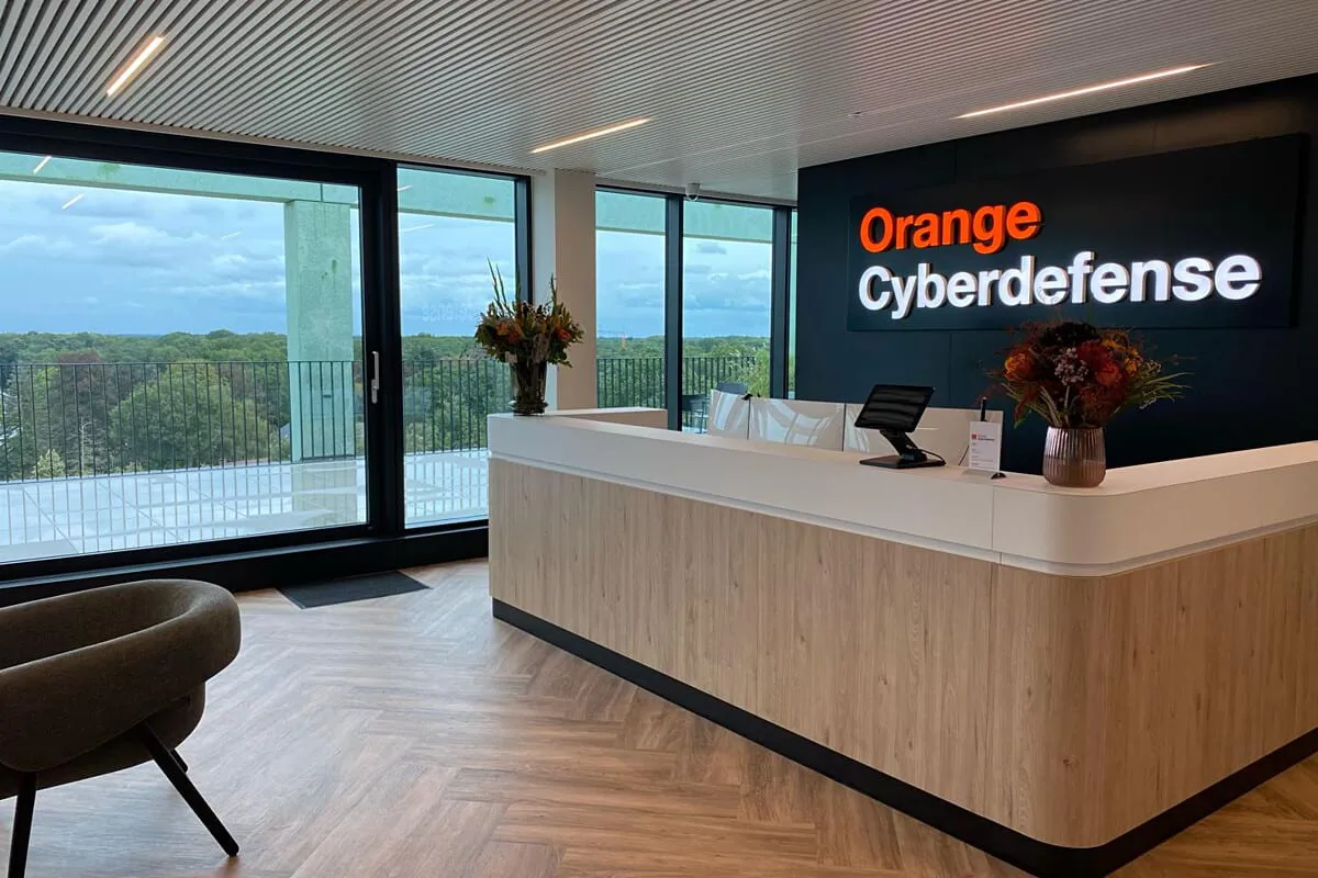 Orange Cyberdefense reception desk